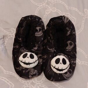 Black Nightmare Before Christmas Slip-On  Slippers